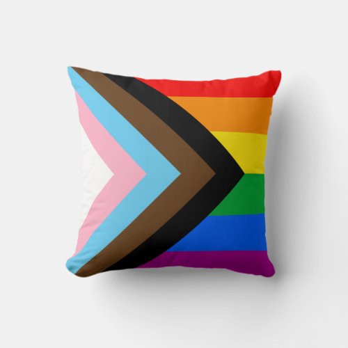 LGBTQ Progress Pride Throw Pillow