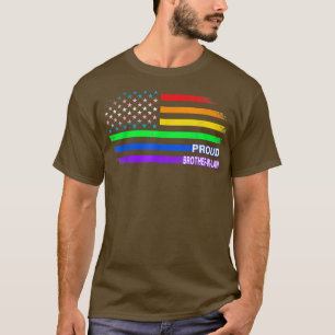 LGBTQ Proud Brother-in-law Gay Pride LGBT Ally Rai T-Shirt