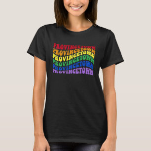 LGBTQ Provincetown Cape Cod Gay Pride LGBT Rainbow T-Shirt