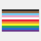 Pride Inclusive diversity rainbow Lgbtq gay flag Classic Round Sticker