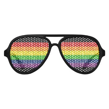 Lgbtq Rainbow Bar Sunglasses by Method77 at Zazzle
