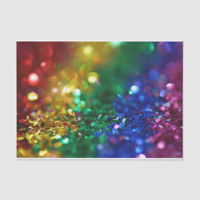 LGBTQ Rainbow Colors Tissue Paper (Front)