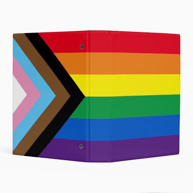 Lgbtq rainbow diversity inclusive gay pride flag mini binder (Background)
