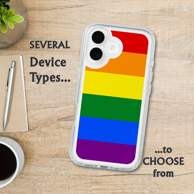 LGBTQ+ Rainbow Flag for Pride Month -  Speck iPhone Case (Creator Uploaded)