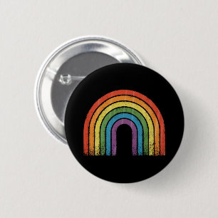LGBTQ Rainbow Flag Gay Pride LGBT Awareness Ally  Button