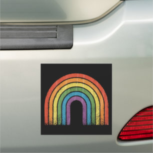 LGBTQ Rainbow Flag Gay Pride LGBT Awareness Ally  Car Magnet