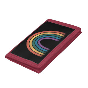 LGBTQ Rainbow Flag Gay Pride LGBT Awareness Ally  Trifold Wallet
