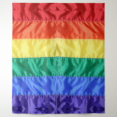 LGBTQ Rainbow Flag Gay Pride Parade Gay Wedding Tapestry | Zazzle