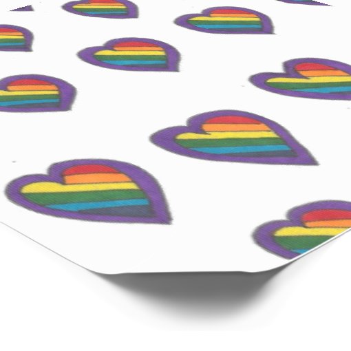 Lgbtq Rainbow Flag Heart Temporary Tattoos Zazzle 7208