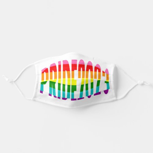 LGBTQ Rainbow Flag Original 8 Stripes Pride 2023 Adult Cloth Face Mask