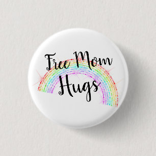 LGBTQ Rainbow Gay or Lesbian Pride Button