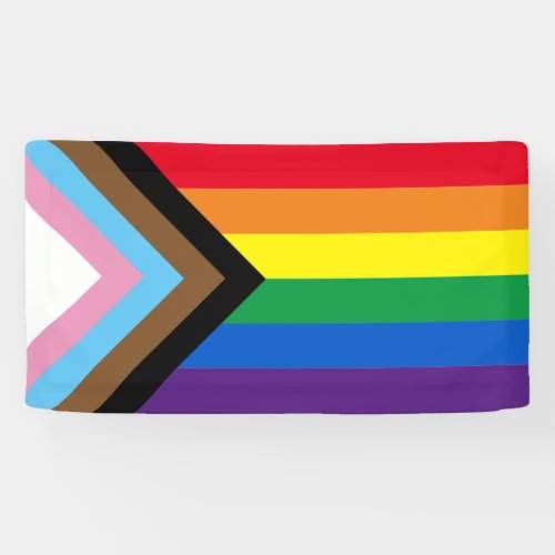 Lgbtq rainbow inclusive diversity gay pride flag banner