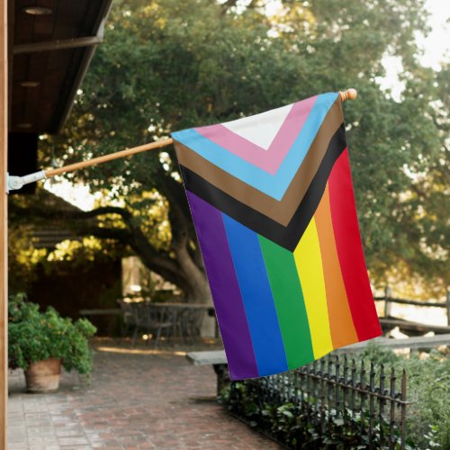 Lgbtq rainbow Inclusive diversity gay pride  House Flag