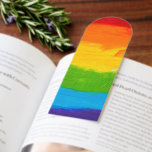 LGBTQ+ Rainbow Pride Bookmark – Colorful Oil Paint