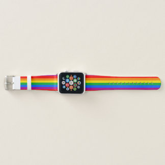 LGBTQ+ Rainbow Pride Flag Apple Watch Band