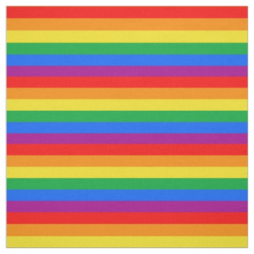 LGBTQ Rainbow Pride Flag Fabric