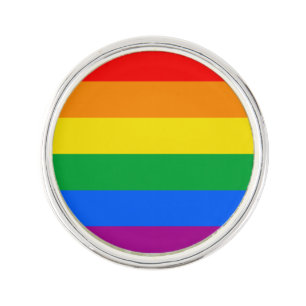 LGBTQ+ Rainbow Pride Flag Lapel Pin