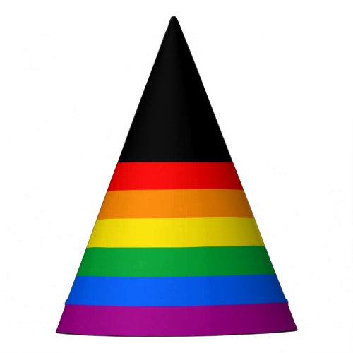 LGBTQ Rainbow Pride Flag Party Hat