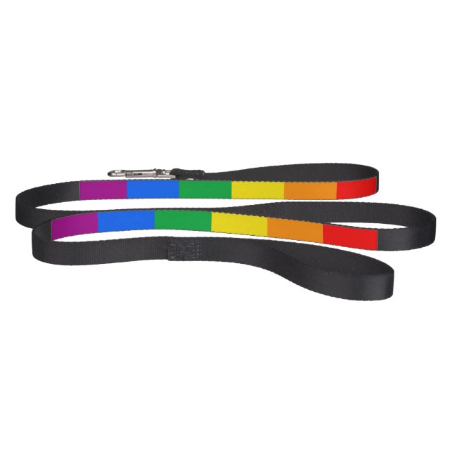 LGBTQ+ Rainbow Pride Flag Pet Leash (Full)