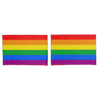 LGBTQ+ Rainbow Pride Flag Pillow Case