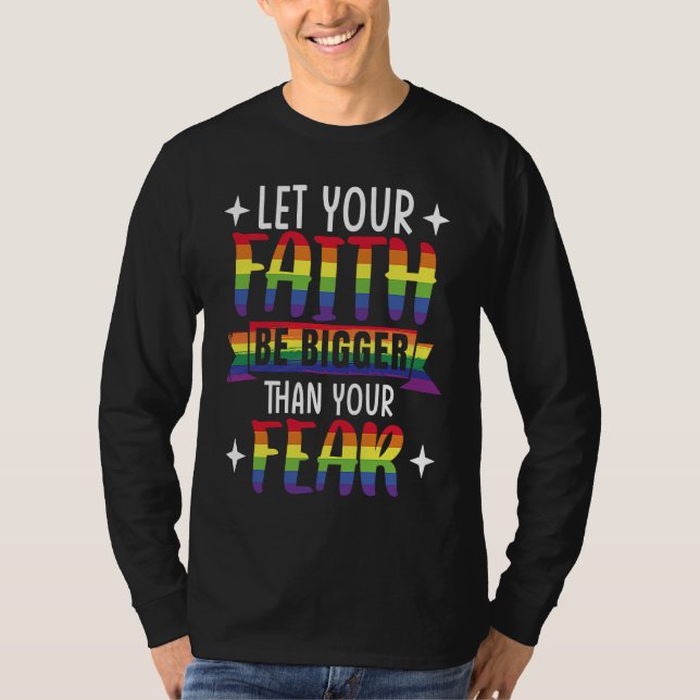 LGBTQ Rainbow Pride Month LGBT T-Shirt (Front)