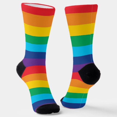 LGBTQ Rainbow Socks