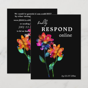 🌈 LGBTQ Respond Online  Petals & Pride  RSVP Card
