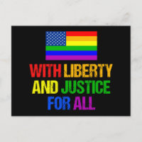 LGBTQ Rights Rainbow American Flag Gay Pride Black