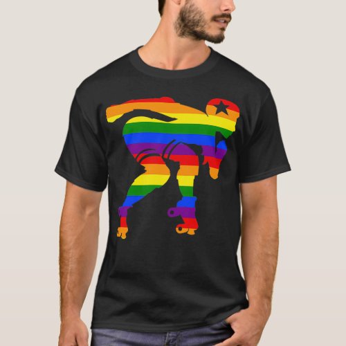 LGBTQ Roller Derby Babe T_Shirt