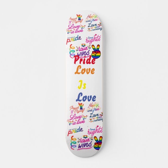 LGBTQ SKATEBOARD (Front)