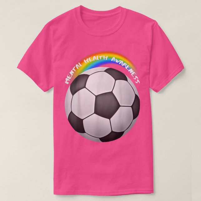 Lgbtq Soccer Pride Mental Health Awareness3051 138 T-Shirt (Design Front)