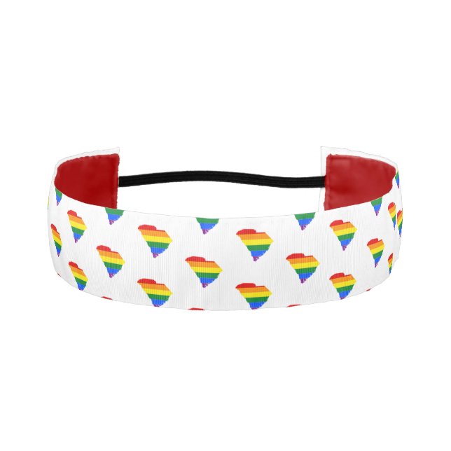 LGBTQ SOUTH CAROLINA PRIDE  ATHLETIC HEADBAND (Front)