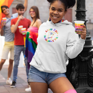 LGBTQ Stand Tall Pride Hoodie