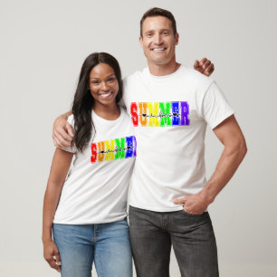 LGBTQ Summer Vibes Rainbow Pride T-Shirt