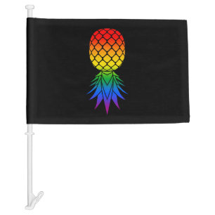 LGBTQ Swinger Pride (Black) Car Flag