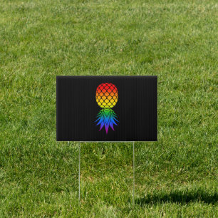 LGBTQ Swinger Pride (Black) Sign