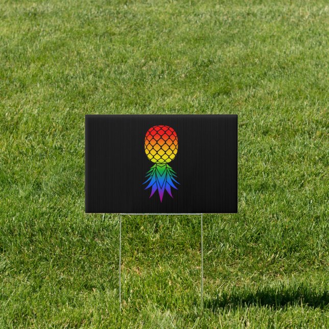 LGBTQ Swinger Pride (Black) Sign (Insitu)
