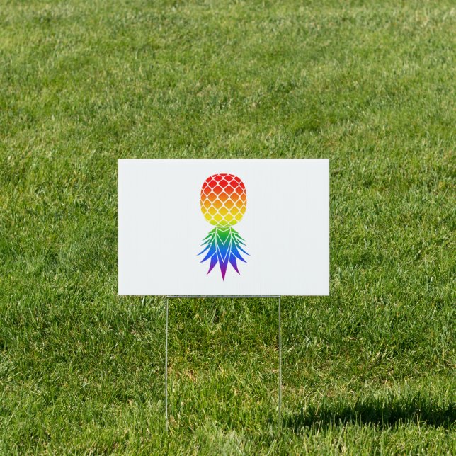 LGBTQ Swinger Pride (White) Sign (Insitu)