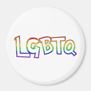 LGBTQ Tag LGBTQ+ Pride Magnet