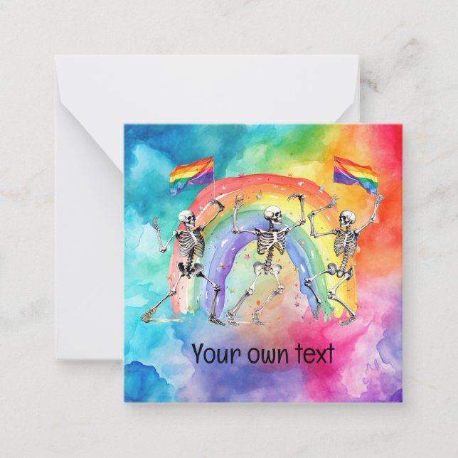 LGBTQ the Pride Note Card: Spread Love  (Front)
