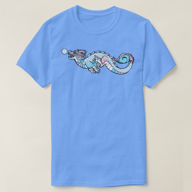 LGBTQ trans dragon T-Shirt (Design Front)