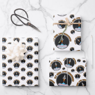 LGBTQ Transgender Flag, Fly High, Love Unbounded Wrapping Paper Sheets