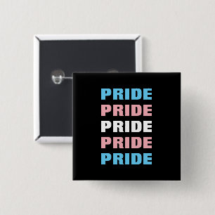 LGBTQ Transgender Pride Customizable Repeated Text Button