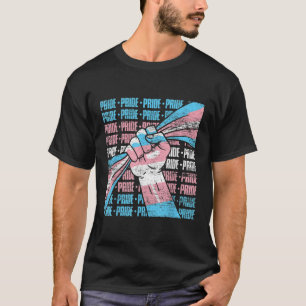 LGBTQ Transgender Pride Fist Trans Flag Gender Equ T-Shirt