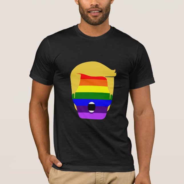 LGBTQ Trump Pride ??? T-Shirt (Front)