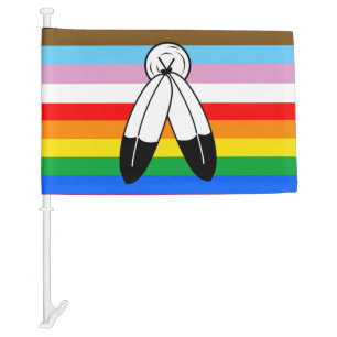 LGBTQ+ Two-Spirit Progress Pride Flag