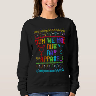 Lgbtq Ugly Christmas Sweater Don We Now Our Gay Ap