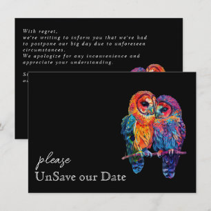 🌈LGBTQ+ UnSave our Date funny Eternal Unity Enclosure Card