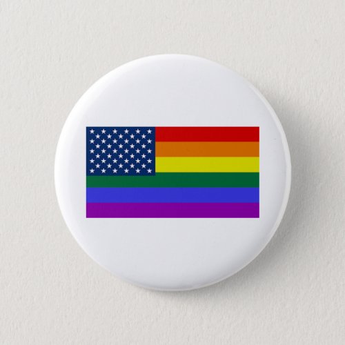 LGBTQ us PRIDE FLAG Button