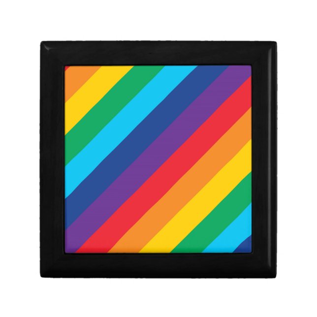 LGBTQ Wooden Jewelry Keepsake Box (Front)